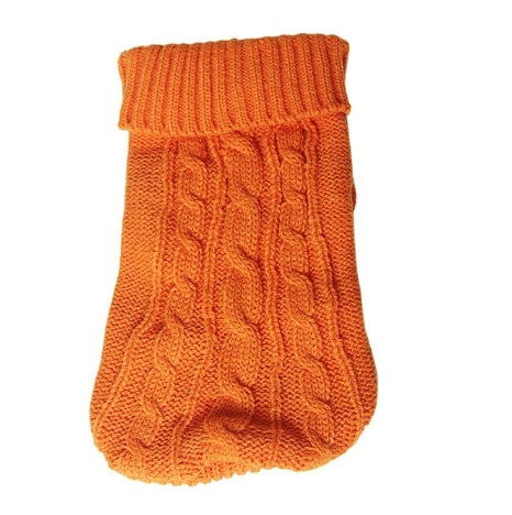 Knitted Wool Dog Sweater | Soft And Warm Dog Sweater with Buttons Orange / L Dog clothes