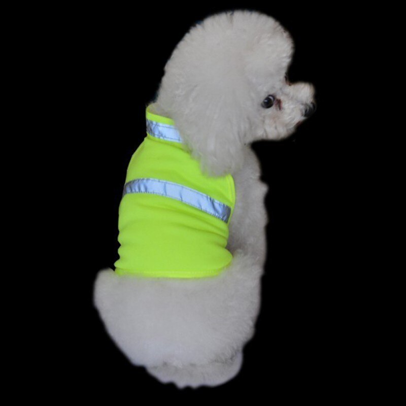 High Visibility Fluorescent Dog Safety Vest | Reflective Dog Clothes - harness