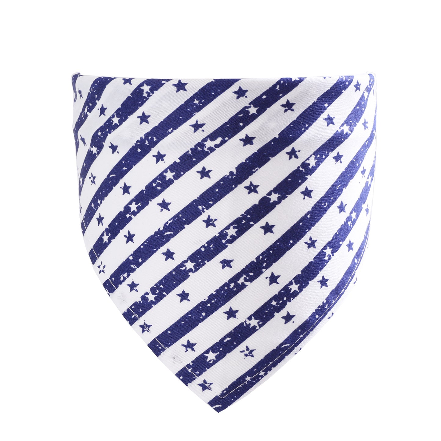 Dog Cotton Handkerchief Triangle Scarf And Bandanas Available in Different Styles Blue strips Accessories