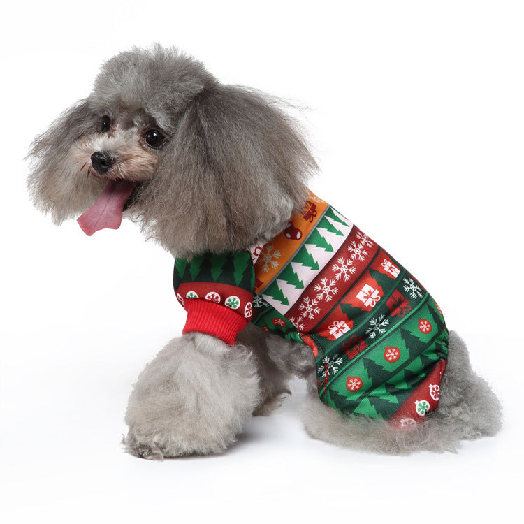 Dog Halloween Christmas Festive Dress Up Costume: Dog Halloween and Christmas Outfits SDZ140 Snowflake Gift / L