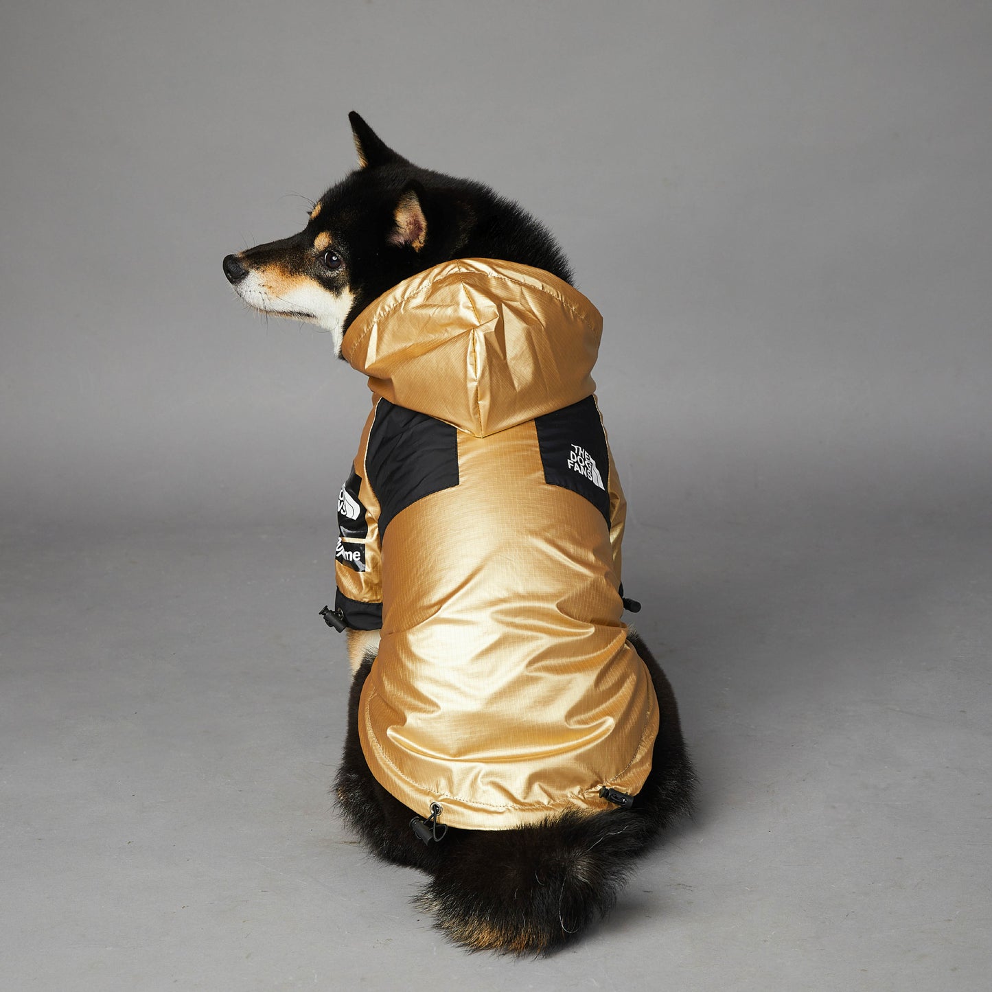 Large Dog Raincoat: European And American Style Waterproof Dog Jacket - Accessories