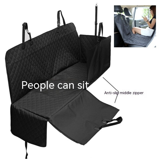 Multi Function Pet Car Dog Seat Cover | Waterproof Dog Travel Hammock Trunk Protector KC02 Human Pet Co Sitting Sty