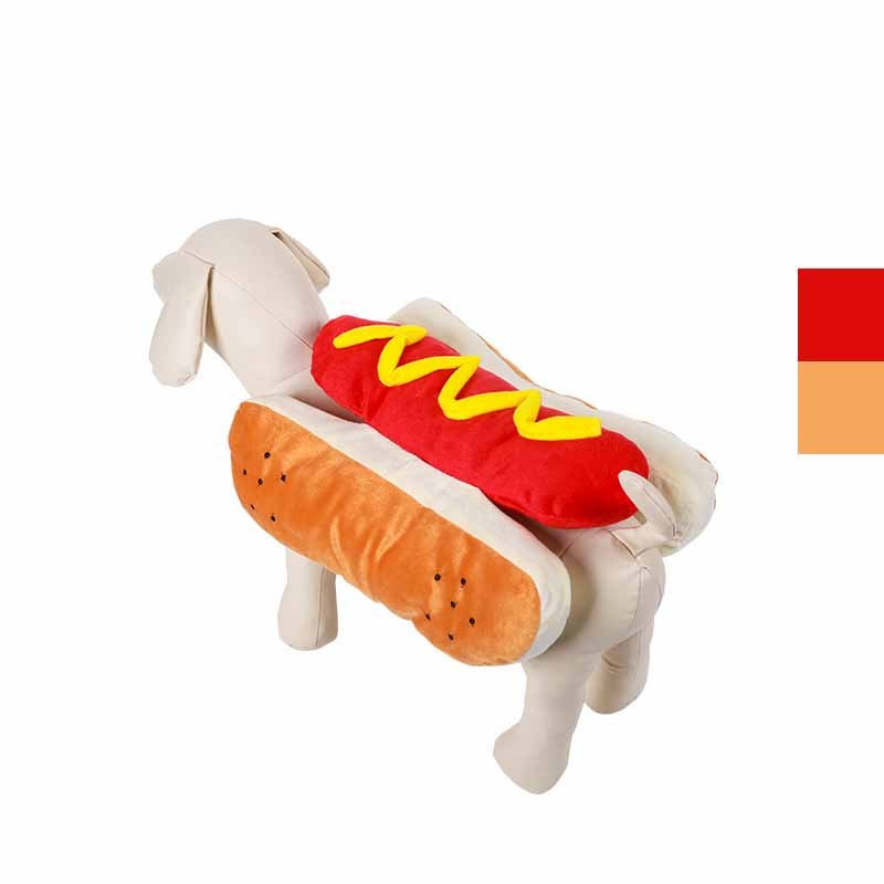 Funny Hot Dog Pet Costume | Halloween Outfit for Dogs costumes