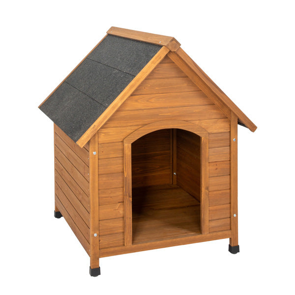 Durable Outdoor Wood Dog House | Waterproof Asphalt Roof Dog House Wood house