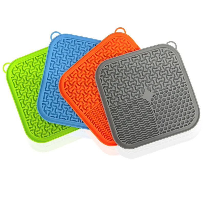 Slow Feeder Dog Licking Mat for Anxiety Relief For Dogs beds