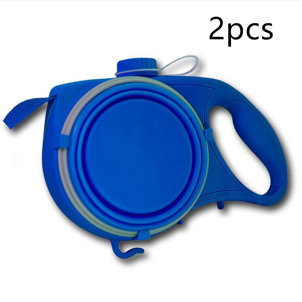 Ergonomic Retractable Dog Leash For Dogs of All Sizes Blue / No logo 2pcs Accessories