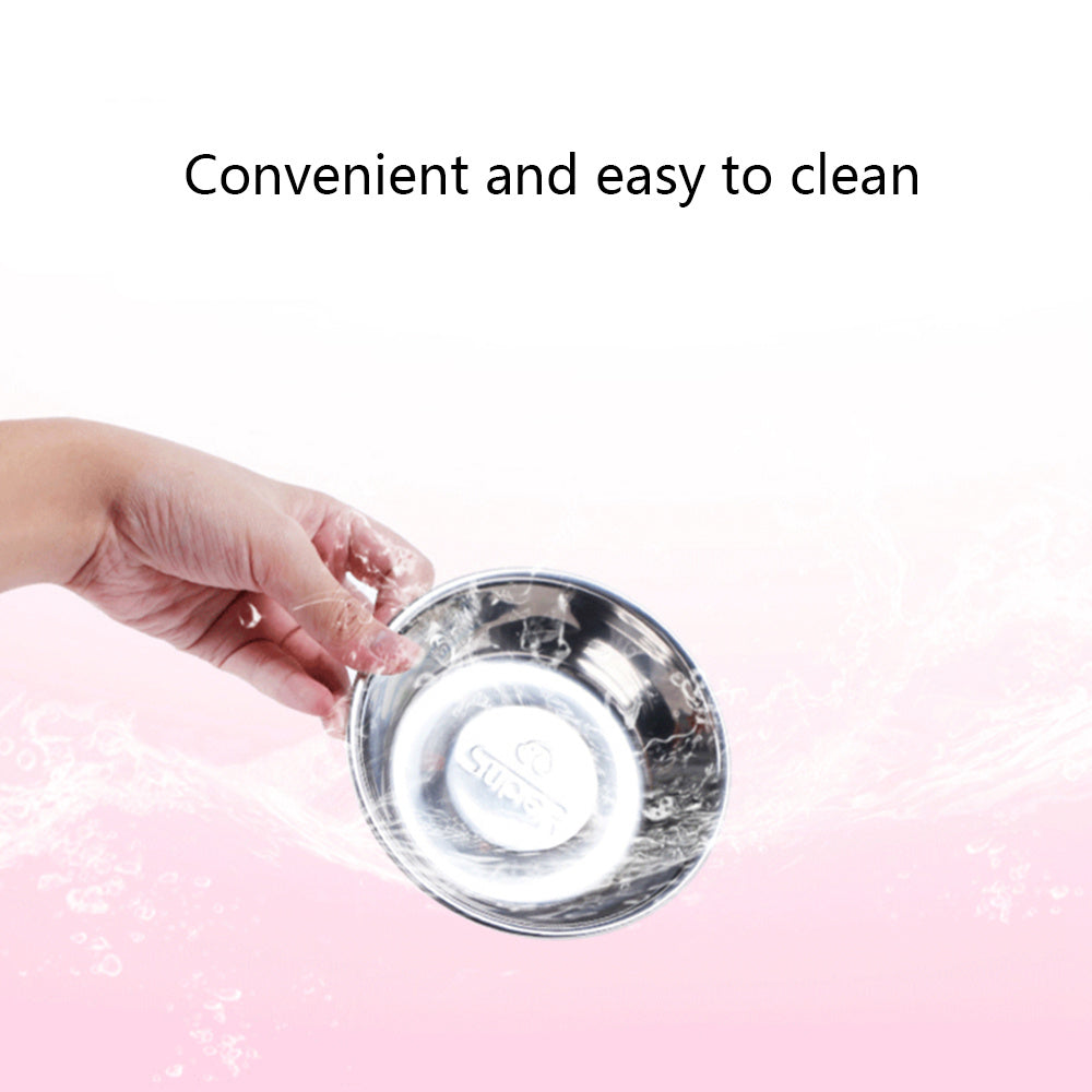 Classic Stainless Steel And Melamine Dog Bowl | Multi Color Dog Dishes for All Sizes food