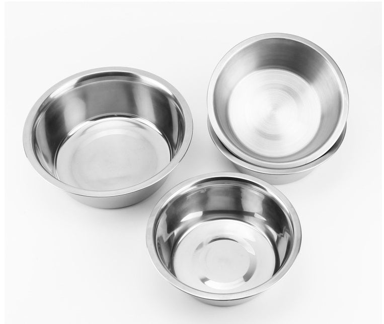 Stainless Steel Dog Bowls | Multi Size Dog Food and Water Dishes food