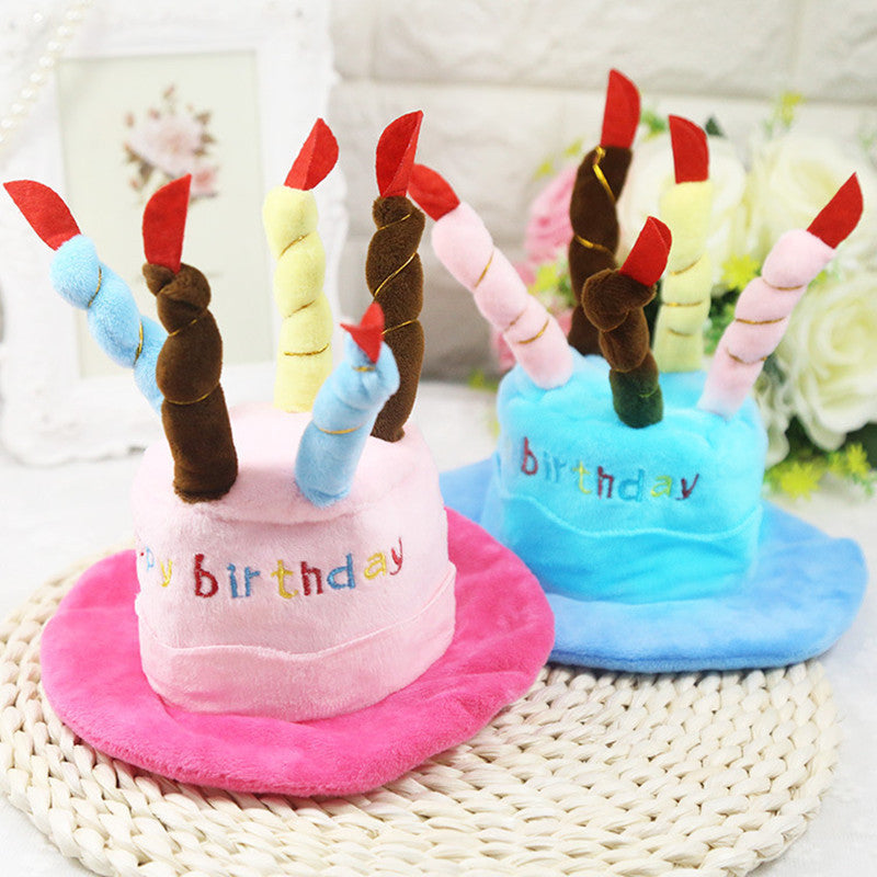 Cute Dog Birthday Gift Set Hat Birthday Toy birthday
