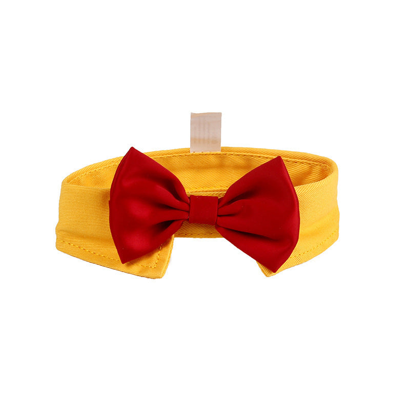 British Style Dog Bow Tie | Cotton Dog Necktie in Multiple Colors bow