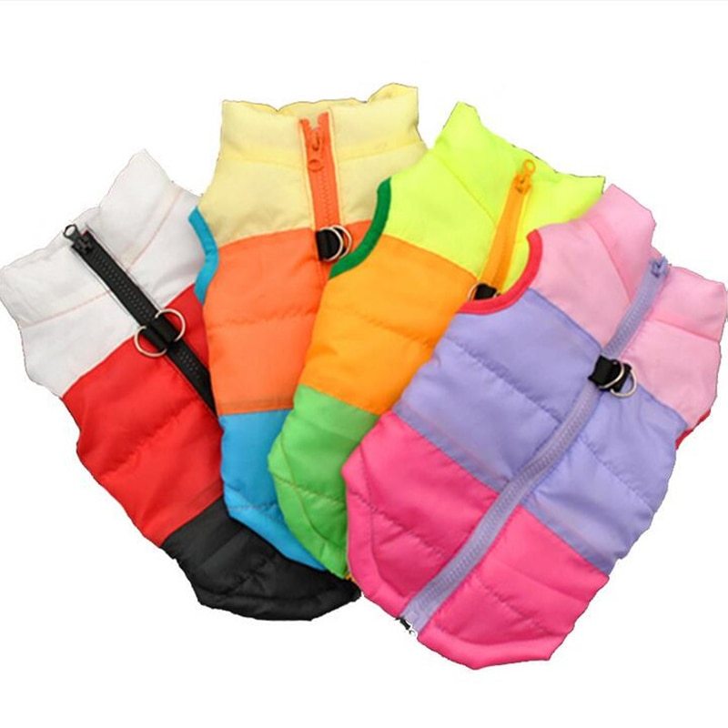 Winter Dog Puffer Vest And Jacket | Three-Piece Dog Coat Set - coats