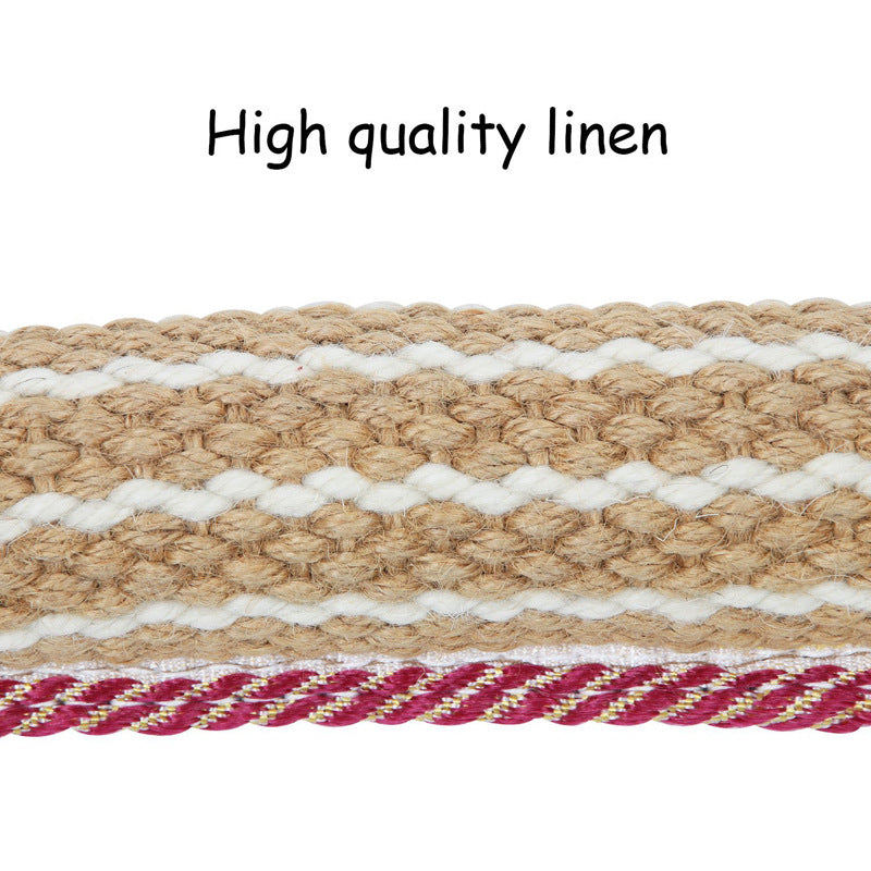 Durable Hemp Dog Bite Stick | Professional Training Dog Toy Beige dog training