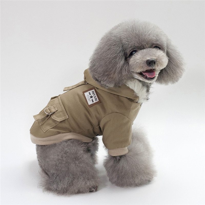 Warm Dog Coat Hoodie for Small Dogs | Winter Dog Apparel and Fashion - Coats & Dog Vests