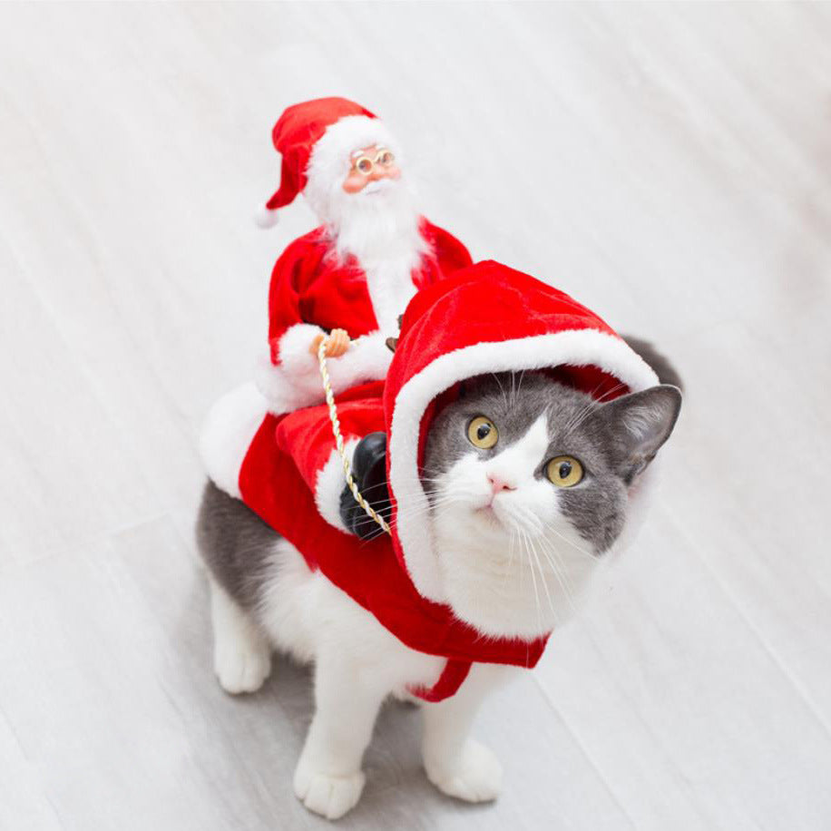 Fashion Christmas Clothes Green Elf Pet Dog Christmas Costume christmas
