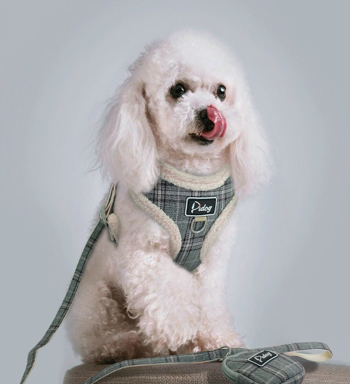 Adjustable Dog Harness and Leash Set for Small and Medium Dogs - Accessories