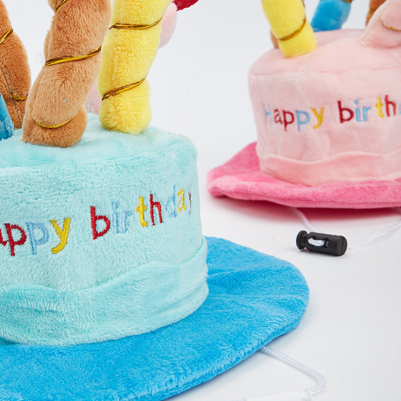 Cute Dog Birthday Gift Set Hat Birthday Toy birthday