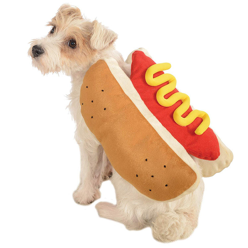 Funny Hot Dog Pet Costume | Halloween Outfit for Dogs costumes