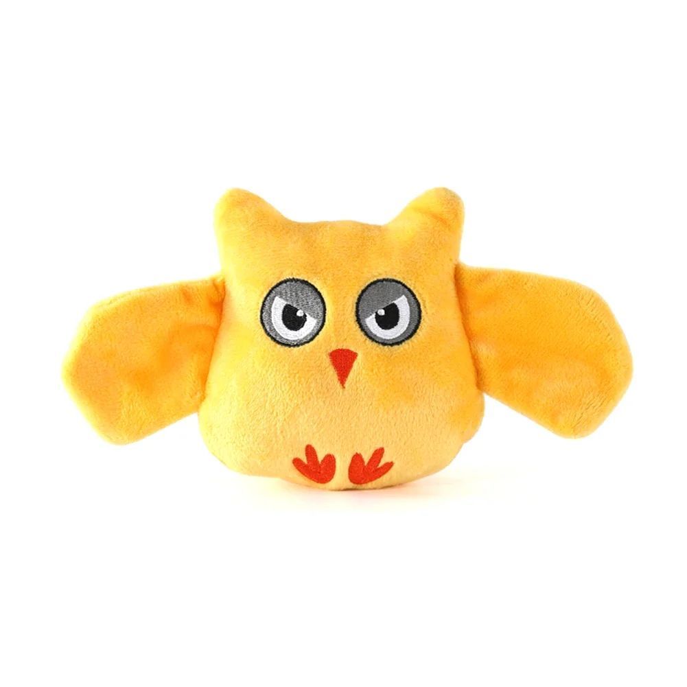 Plush Squeaky Dog Toys | Cute Bite Resistant Animal Shapes for All Dog Sizes Yellow home