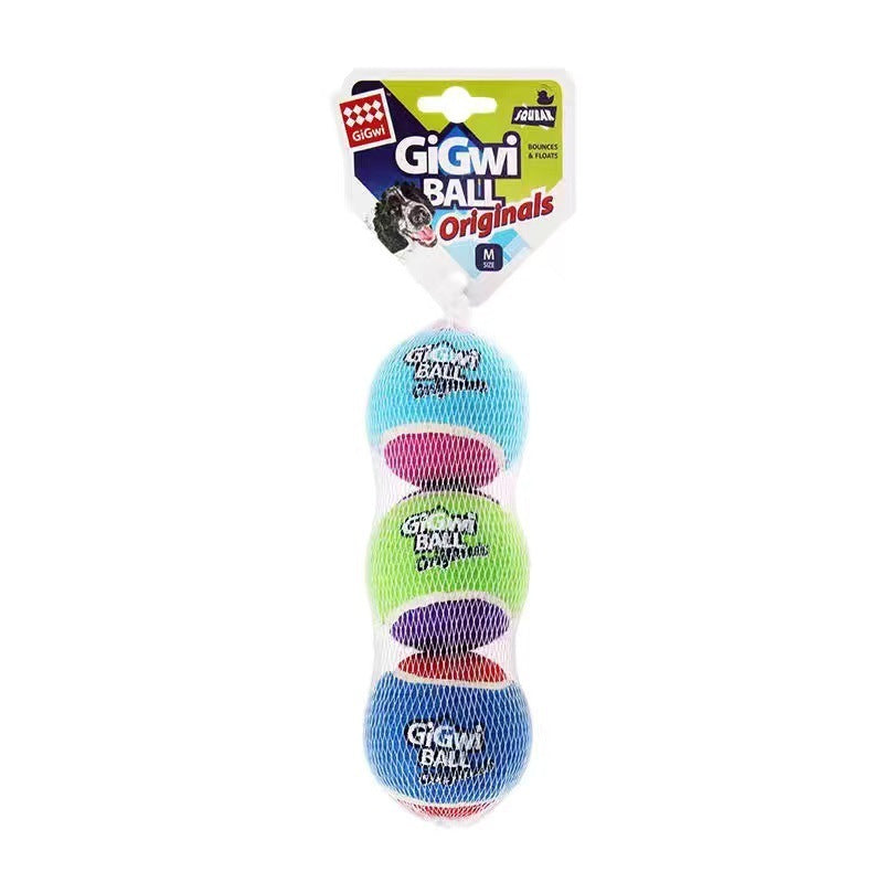 Dog Toy Ball Launcher with Training Picking Club and Tennis Balls for Active Dog Play - Three piece tennis suit