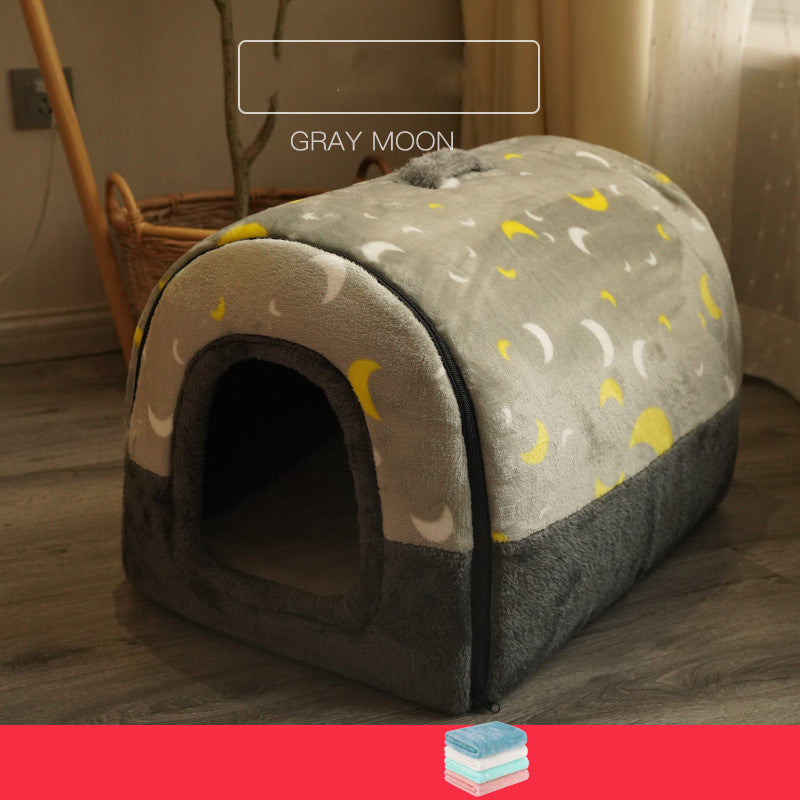 Cozy Dog Kennel And Bed | Removable Dog House for Dogs house