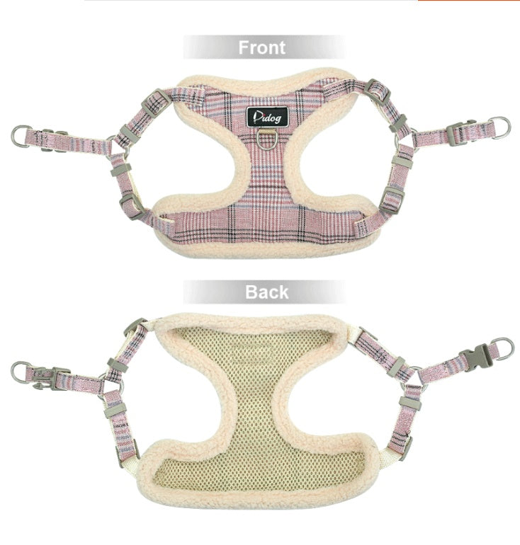 Adjustable Dog Harness and Leash Set for Small and Medium Dogs - Accessories