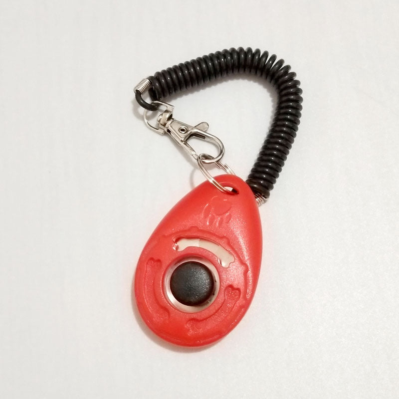 Dog Training Clicker | Positive Reinforcement Dog Obedience Tool Red dog training