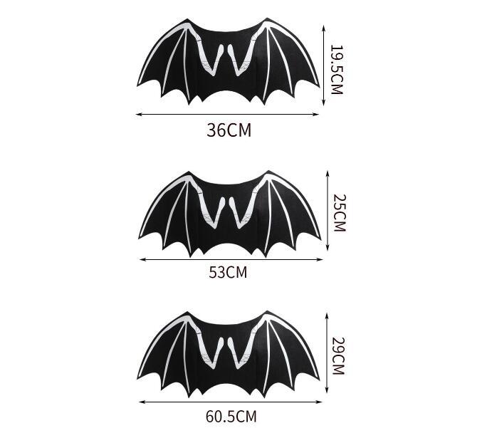 Luminous Bat Wings Dog Costume | Reflective Dog Outfit for Halloween costumes