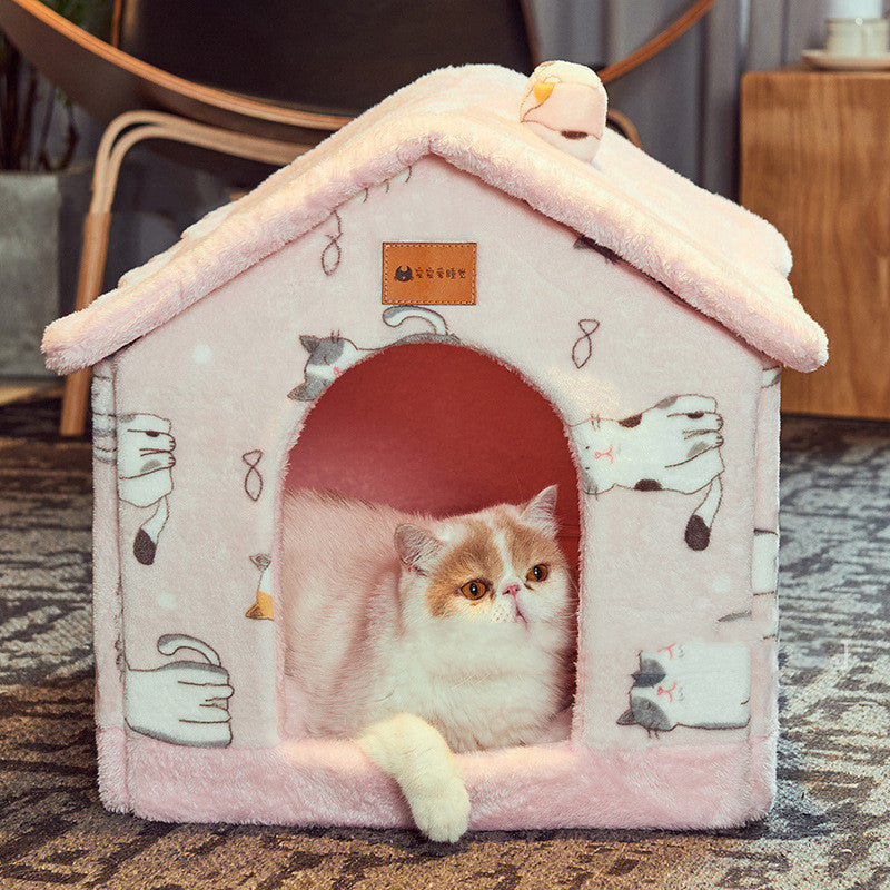 Plush Yurt Dog House | Washable Dog House house
