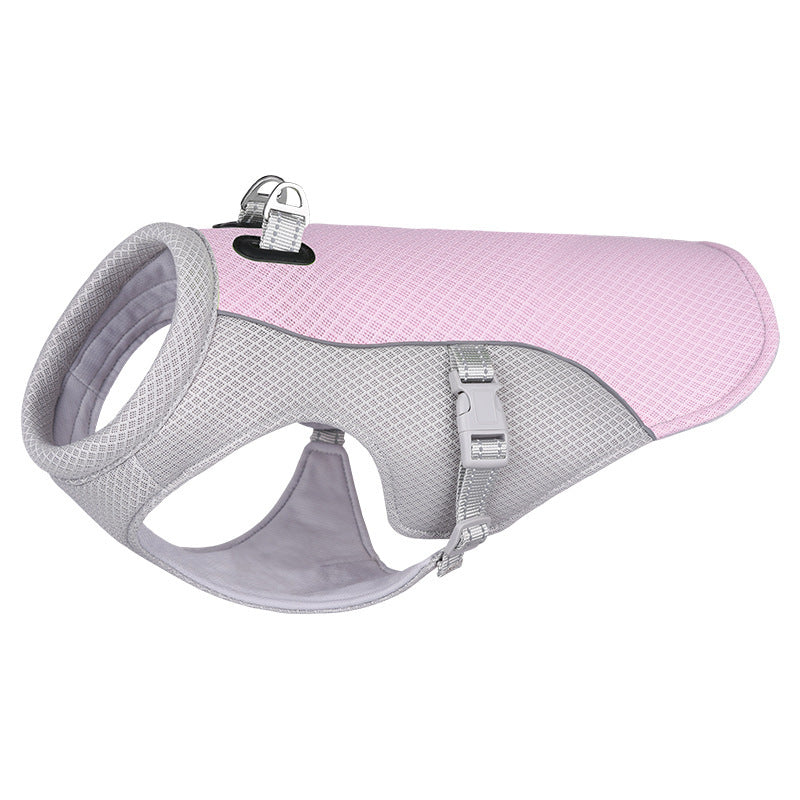 Summer Dog Cooling Vest | Breathable And Heat-Resistant Jacket for Dogs - Pink / 2XL - outdoor