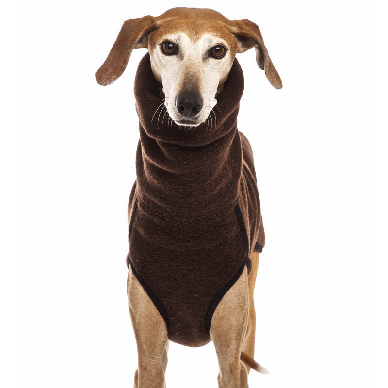 Warm Winter Dog Coat with High Collar | Pullover Dog Coat for Medium And Large Dogs Brown / 3XL Coats & Dog Vests