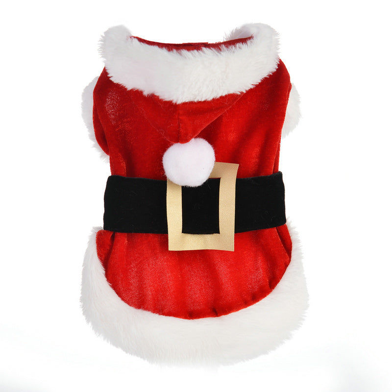Cozy Dog Christmas Costume Dog Holiday Apparel Red / L christmas