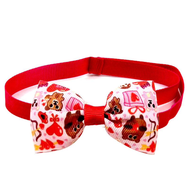 Loving Cupid Dog Bow Tie | Valentine’s Day Dog Collar Bow Tie Accessory D beds