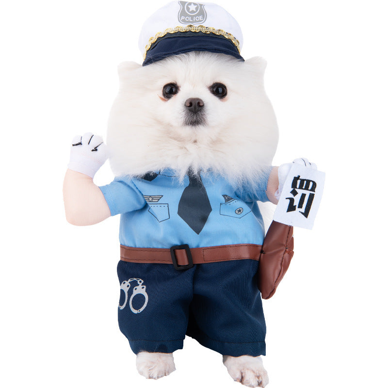 Halloween Funny Dog Clothes: Creative Dog Transformation Costume Fine / L Accessories