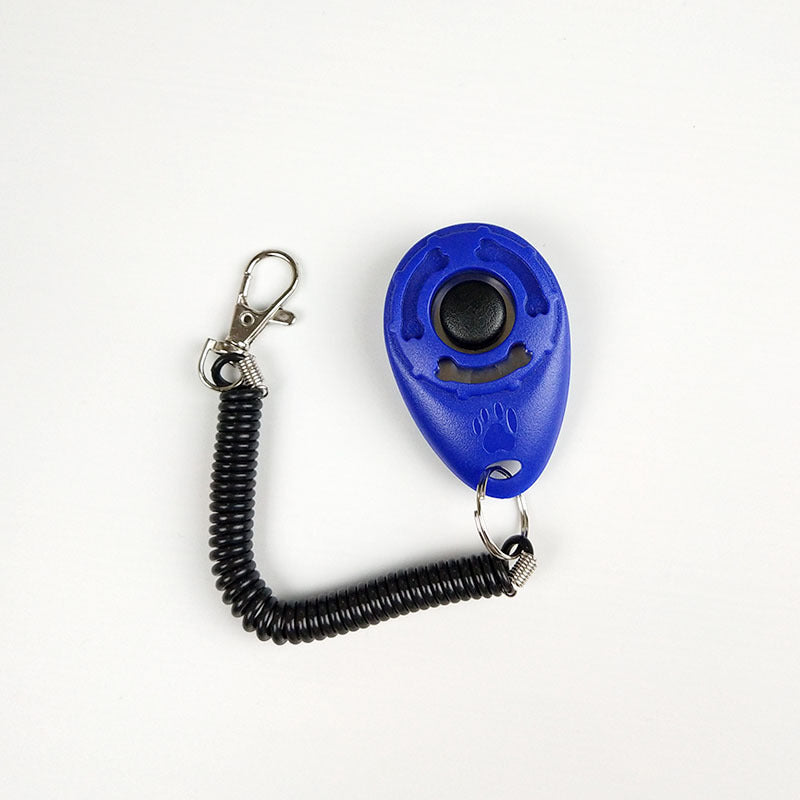 Dog Training Clicker | Positive Reinforcement Dog Obedience Tool Navy blue dog training