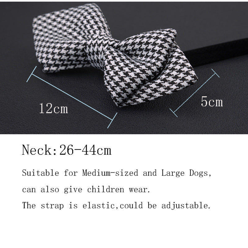 British Style Dog Bow Tie | Adjustable Bow Tie for Dogs bow
