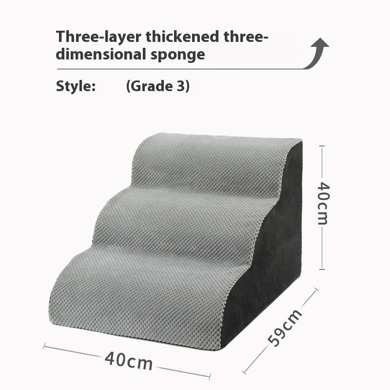 Household Wave Dog Stairs | 2 3 And 4 Step Slope Dog Ramp Export Large Three Stairs home
