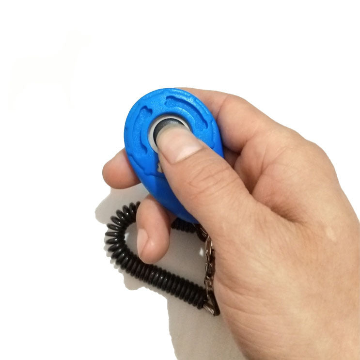 Dog Training Clicker | Positive Reinforcement Dog Obedience Tool Blue dog training