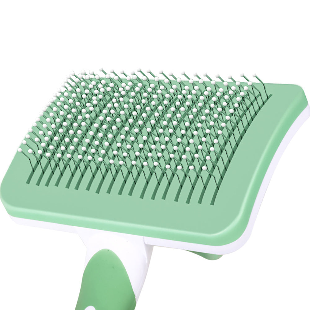 Self Cleaning Slicker Brush for Dogs | One Click Grooming for All Dog Types home
