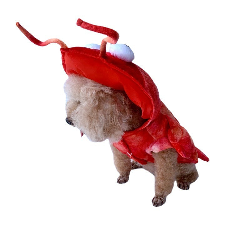 Lobster Halloween Dog Costume | Funny Two Legged Outfit for Dogs Red / 2XL beds