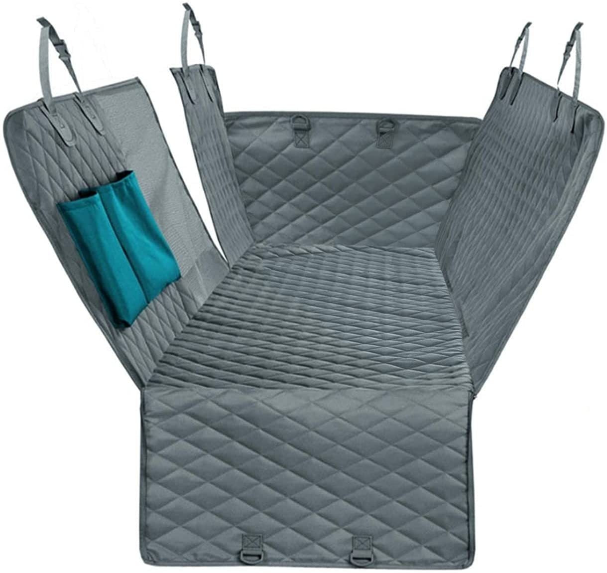 Multi Function Pet Car Dog Seat Cover | Waterproof Dog Travel Hammock Trunk Protector KC14 Luxury Widened Edition travel