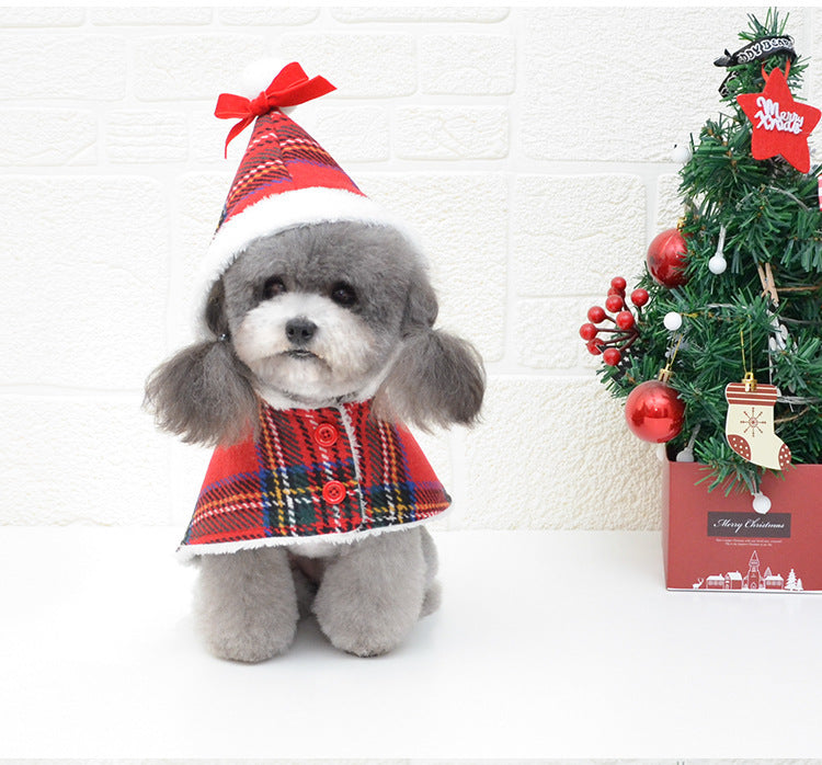 Christmas Knitted Turtleneck Dog Sweater: Red Holiday Dog Winter Coat christmas