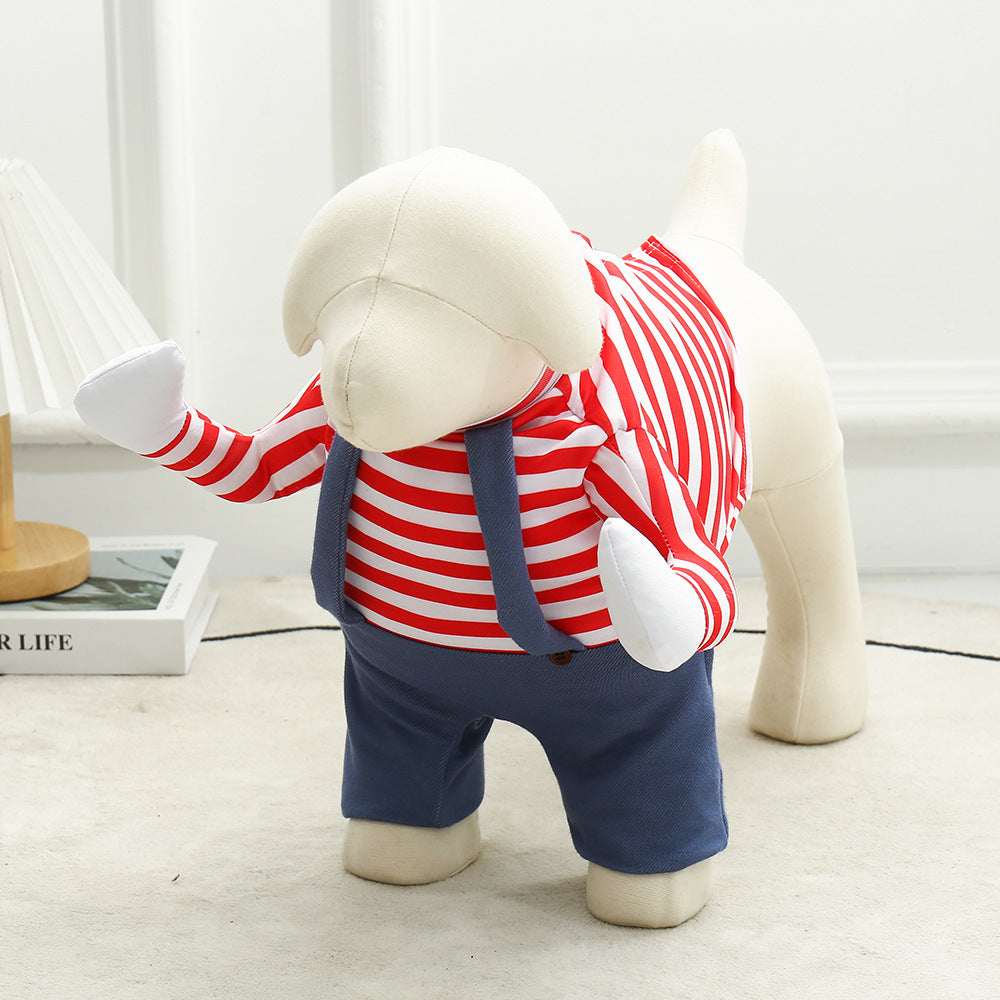 Halloween Doll Dog Suit: Dog Creative Jumpsuit Costume Accessories