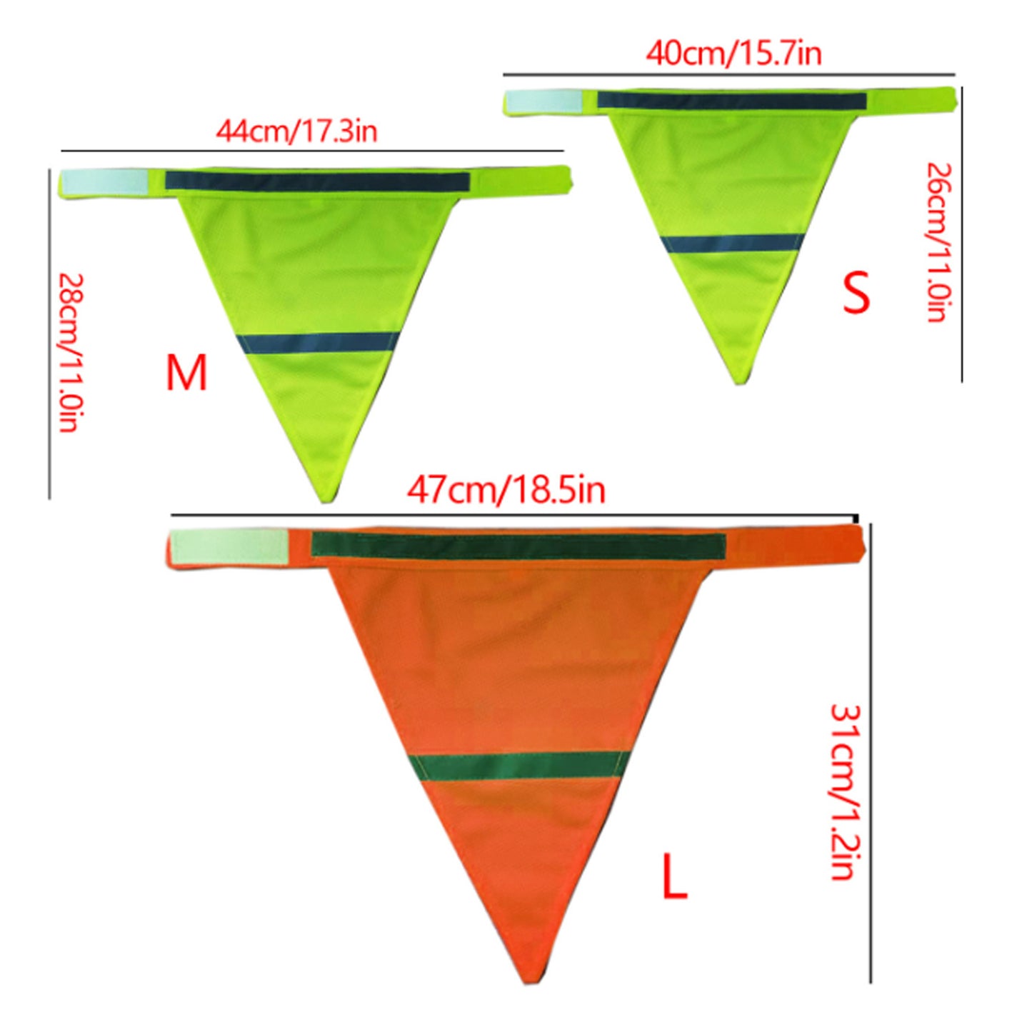 High Visibility Reflective Dog Bandana | Safety Bandana for Night Walks And Outdoor Adventures bow