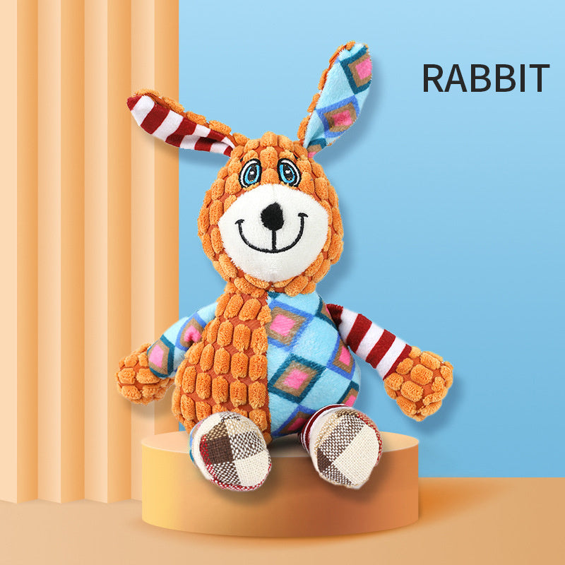 Interactive Dog Plush Goose Toy | Squeaky Chew Toy for Chewer Dogs Rabbit toys