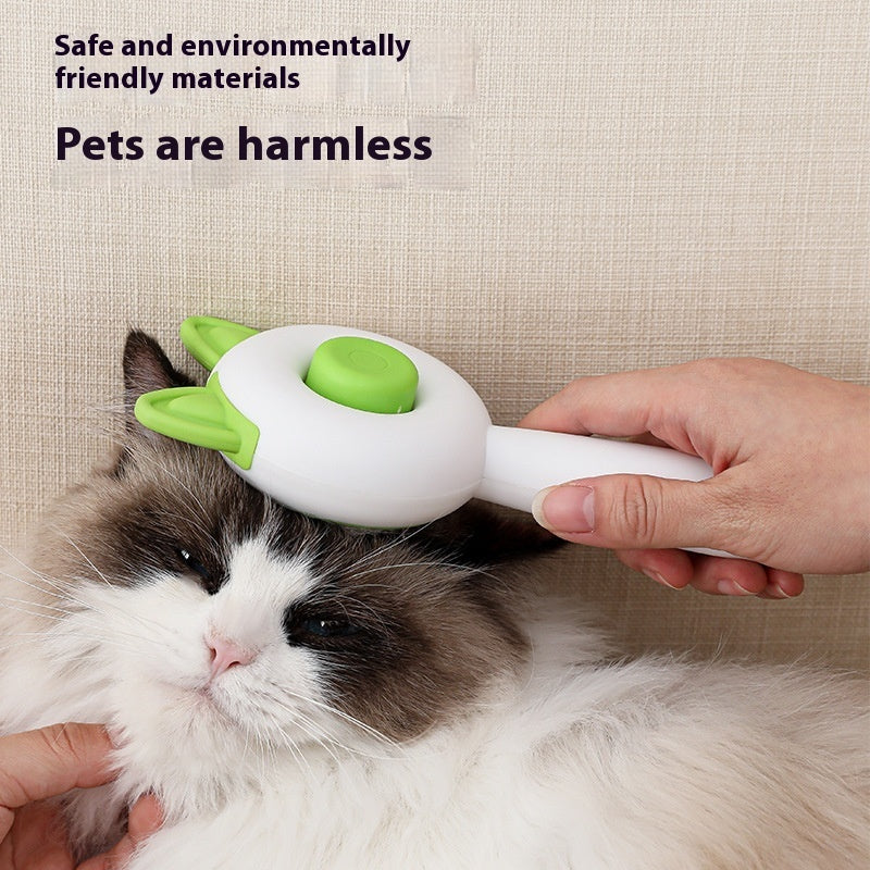 Self Cleaning Dematting Brush for Dogs And Cats | One Click Dog Hair Remover home