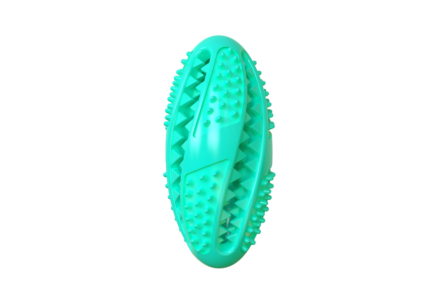 Eco Friendly Rubber Dog Toy Ball | Puzzle Food Dispenser Lake Blue eco