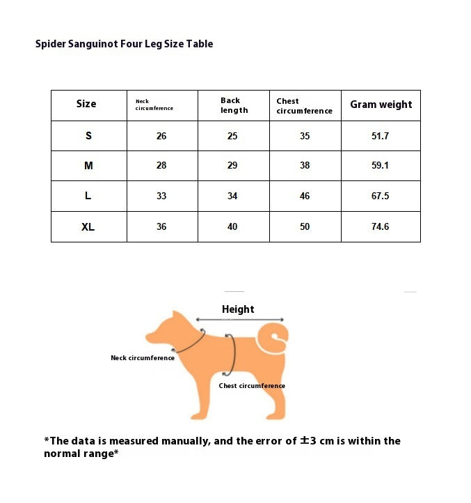 Halloween Personalized Bloodshot Spider Dog Skirt Clothes: Spooky Dog Costume Accessories