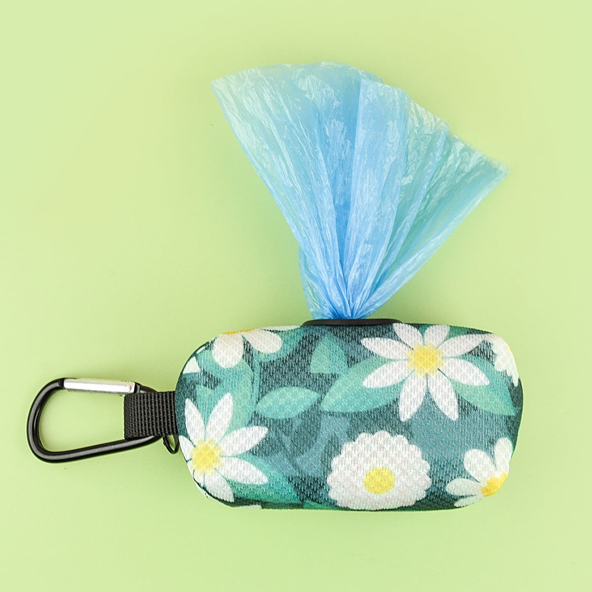 Portable Dog Waste Bag Dispenser | Stylish Printed Poop Dog Bag Holder - travel