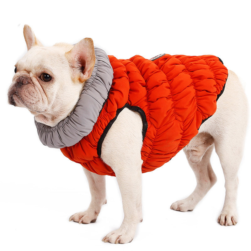 Reversible Winter Dog Coat And Jacket | Warm Dog Apparel - Orange / L - coats
