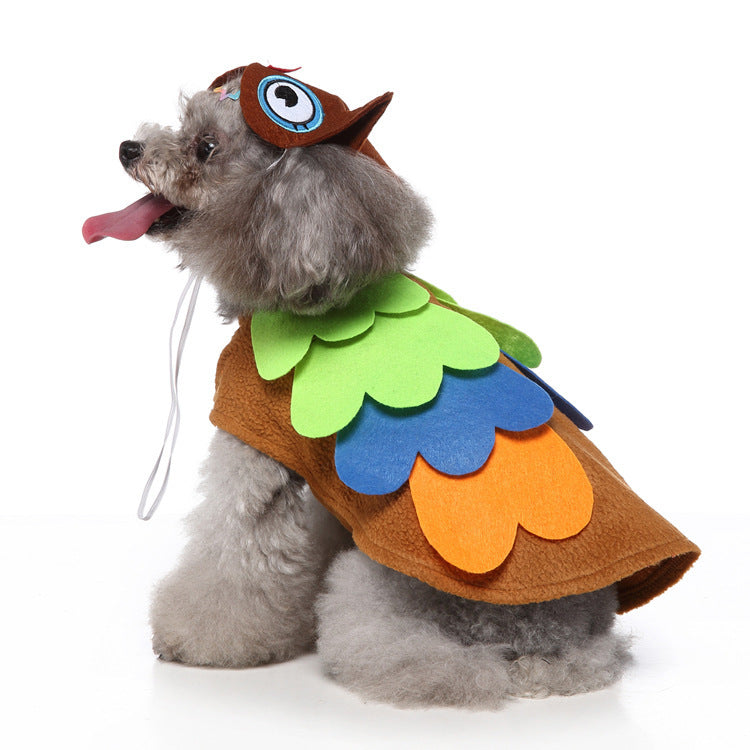Dog Halloween Christmas Festive Dress Up Costume: Dog Halloween and Christmas Outfits SDZ134 Owl / L Accessories